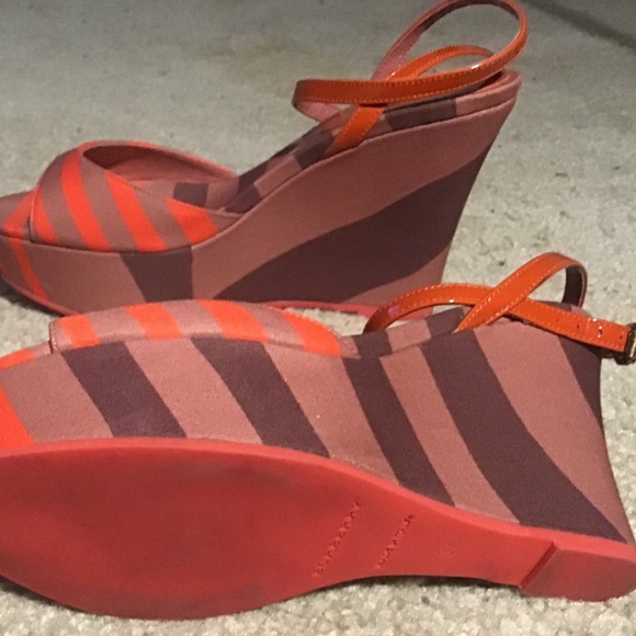 Burberry Multicolor Wedge Sandal - Picture 3 of 13